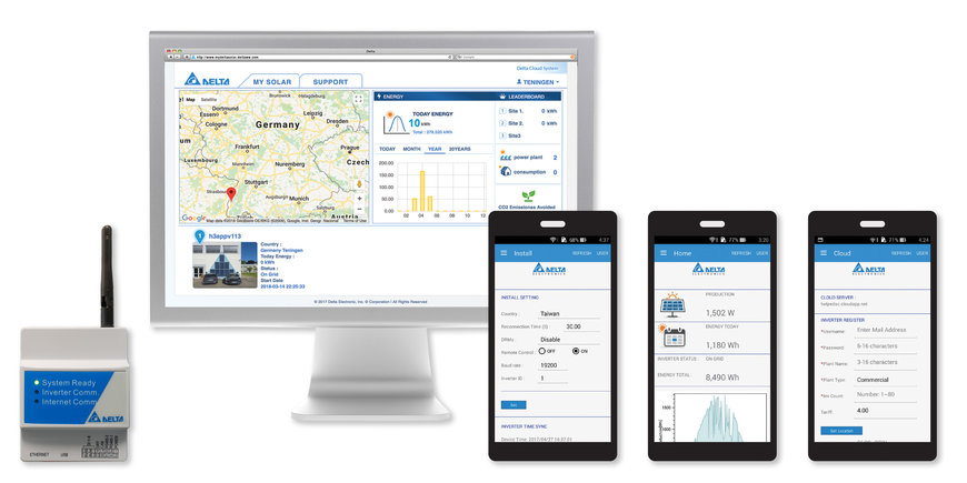 Intersolar Europe 2019: Delta presenta due nuovi inverter di stringa e una nuova soluzione di monitoraggio su cloud